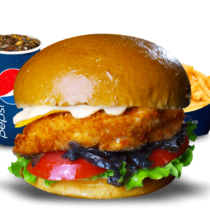 Burger spicy chicken