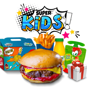 Marvelous kid cheeseburger